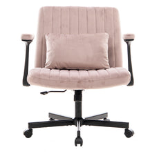 Load image into Gallery viewer, Criss Cross Armrest Office Chair With Wheels