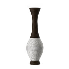 Load image into Gallery viewer, Tall Designer Floor Vase With Elegant 2 Tone