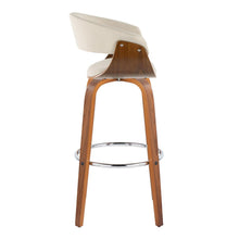 Load image into Gallery viewer, Vintage Mod - Mid Century Modern Fixed Height Barstool With Swivel With Round Footrest (Set of 2)