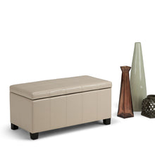 Load image into Gallery viewer, Dover - Upholstered Storage Ottoman Bench
