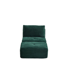 Load image into Gallery viewer, Single Chaise Longue With Movable Ottoman For Living Room