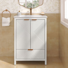 Load image into Gallery viewer, Modern Bathroom Vanity With Sink Combo
