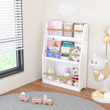 Load image into Gallery viewer, 3 Tier Book Shelf, Compact Storage For Bedrooms