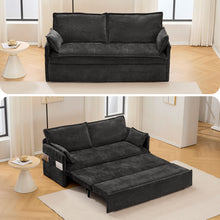Load image into Gallery viewer, Pull Out Sofa Bed, Convertible Sleeper Sofa Couch, Side Storage, And USB / C - Type Charging Ports Chair