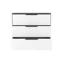 Load image into Gallery viewer, 28" Three Drawer Dresser - White And Gray