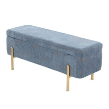 Load image into Gallery viewer, Daniella - Contemporary Bench - Gold / Blue