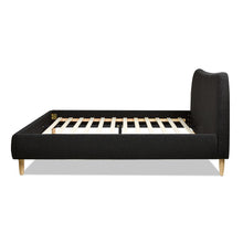 Load image into Gallery viewer, Roman - Curved Headboard Upholstered Platform Bed