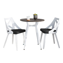Load image into Gallery viewer, Clara Charlotte - 3 Piece Round Dinette Set Vintage With Rounded