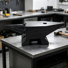 Load image into Gallery viewer, 22 Lbs High Hardness Rugged Round Horn Anvil Blacksmith - Black