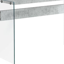 Load image into Gallery viewer, Solid Console Table - Gray And Clear