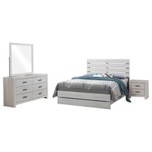 Load image into Gallery viewer, Geary - 4 Piece King Panel Bedroom Set With 2 Nightstands And Dresser - White