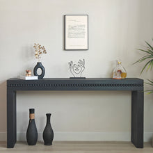 Load image into Gallery viewer, Modern Rustic Wood Table, Rectangular Living Room Center Table With Floating Top Design