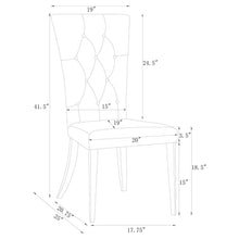 Load image into Gallery viewer, Allessandra - Tufted Back Side Chair (Set of 2)