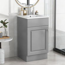 Load image into Gallery viewer, Bathroom Vanity With Sink, Cabinet With Adjustable Shelf
