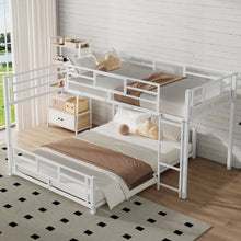 Load image into Gallery viewer, L-Shaped Bunk Bed