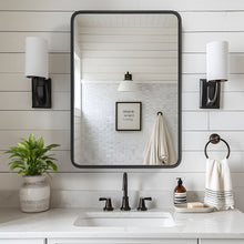 Load image into Gallery viewer, 28" Metal Framed Mirror Set - Black