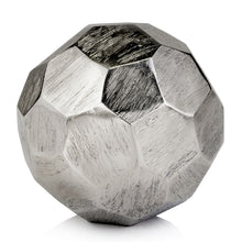 Load image into Gallery viewer, Rough Hewn Faceted Sphere - Silver