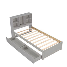 Load image into Gallery viewer, Bed Frame With Built In USB Port And 2 Drawers