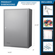 Load image into Gallery viewer, Adjustable Key Cabinet With Lock