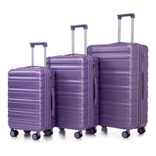 Load image into Gallery viewer, Tourist 3 Piece Luggage Set, Combination Lock, Durable Hard Shell With 360° Silent Wheels