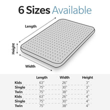 Load image into Gallery viewer, Memory Foam Camping Mattress, Portable Comfort With Water Resistant Cover