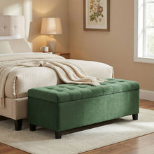 Load image into Gallery viewer, Upholstered Storage Ottoman Bench, Foot Rest For Bedroom