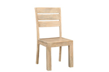 Load image into Gallery viewer, Solid Wood Ladder Back Dining Side Chairs (Set of 2) - Natural