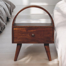 Load image into Gallery viewer, Dome Bedside Table - Brown