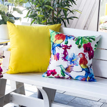 Load image into Gallery viewer, Tropical Parrot Outdoor & Indoor Pillow With Solarium - Multicolor