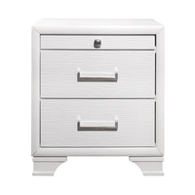 Load image into Gallery viewer, Nightstand With 3 Drawers - White