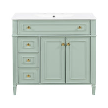Load image into Gallery viewer, Bathroom Vanity With Sink, 3 Drawers & 2 Doors