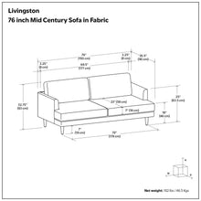 Load image into Gallery viewer, Livingston - Upholstered Sofa
