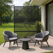 Load image into Gallery viewer, Three Panel Screen Room Divider (562852) - Black
