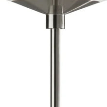 Load image into Gallery viewer, Steel LED Torchiere Floor Lamp With Solid Color Cone Shade - Silver / White