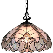 Load image into Gallery viewer, Unique Statement Two Light Glass Dimmable Chandelier With Shades - Black / White