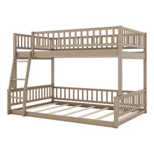 Load image into Gallery viewer, Bunk Bed With Ladder And Guardrails
