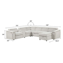 Load image into Gallery viewer, Harvey - Power Recliner Sleeper Sectional