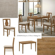 Load image into Gallery viewer, Kayee - 5 Pieces Pack Dining Set - Weathered Oak