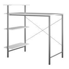 Load image into Gallery viewer, Side Storage Student Desk - White