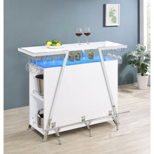 Load image into Gallery viewer, Katia - Wine Cabinet With LED Home Bar, 12 Bottle Storage - Gloss White