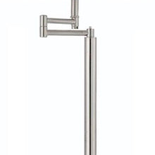 Load image into Gallery viewer, Swing Arm Floor Lamp With White Square Shade - Nickel