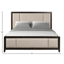 Load image into Gallery viewer, Upholstered Headboard & Footboard With Traditional Styling Bed