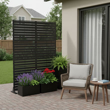 Load image into Gallery viewer, Six Panel Screen Room Divider (713104) - Black
