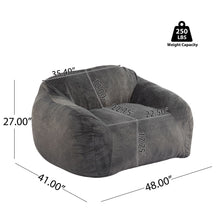 Load image into Gallery viewer, Sezze - Indoor Bean Bag Chair - Gray