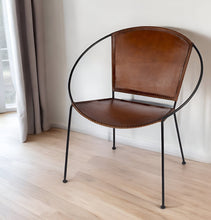 Load image into Gallery viewer, Faux Leather Side Chair - Black