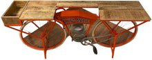 Load image into Gallery viewer, 72" Flying Merkel Motorcycle Bar Cart - Orange