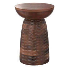 Load image into Gallery viewer, 18" Wood Round End Table - Brown
