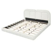 Load image into Gallery viewer, Upholstered Platform Bed With Tufted Headboard