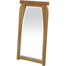 Load image into Gallery viewer, 35" Abstract Framed Accent Mirror - Brown
