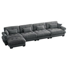 Load image into Gallery viewer, Super Comfort Oversized Modular Sectional Sofa With Movable Ottoman